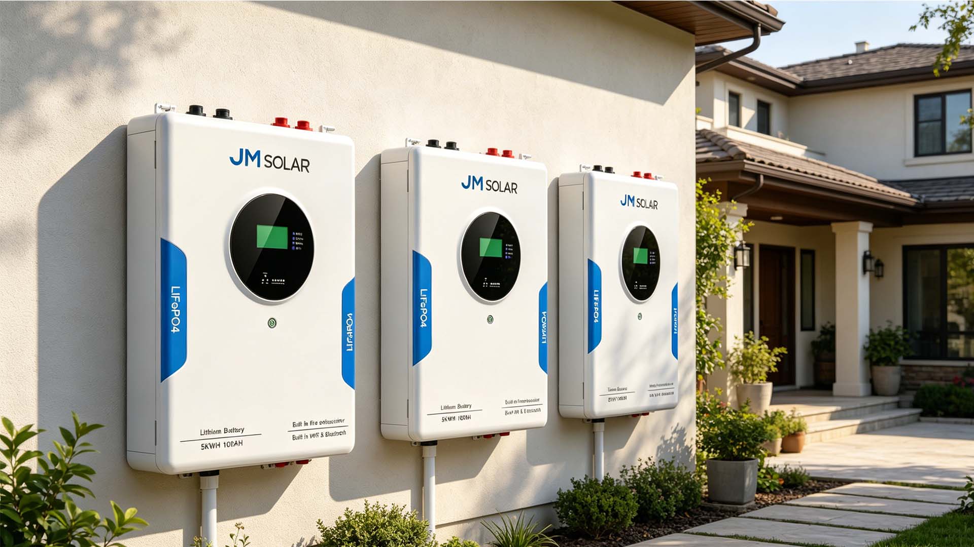 All in one residential solar battery storage
