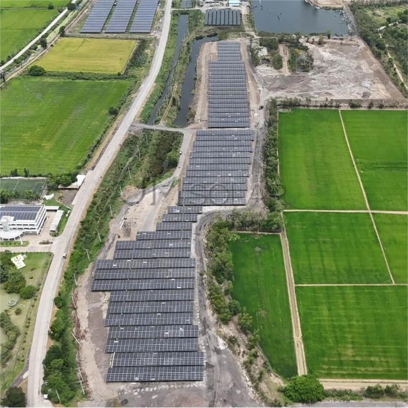 Progetto in primo piano | Progetto solare a terra da 5 MW in Thailandia