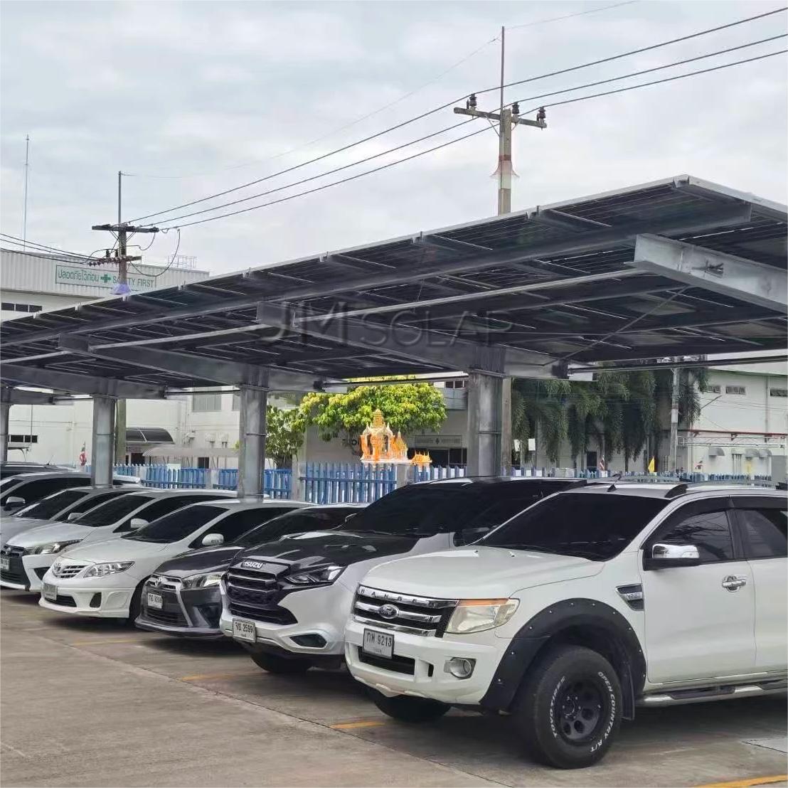 Progetto in primo piano | Progetto di pensilina solare in acciaio da 260 kW in Thailandia